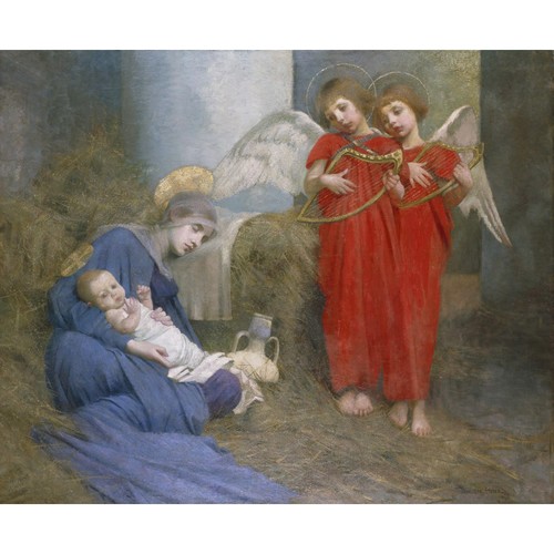 Sleeping madonna and - madonna,