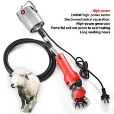 1KW 220V Electric Sheep Goat Shearing Machine Clipper Shear Cutter Wool Scissor