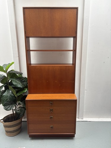 Mcm teak wall unit from - mcm, plan