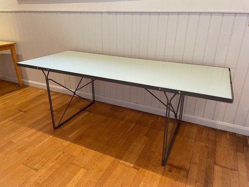 Vintage ikea frosted glass top