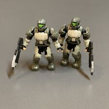 Rare LOT 2 Mega Bloks Construx Halo Heroes Series 1 Buck ODST Mini figure toy k8