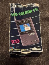 Citizen TC53 LCD Colour Pocket TV / All original packaging