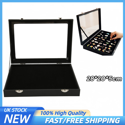 Pin display case clear - display, case-clear