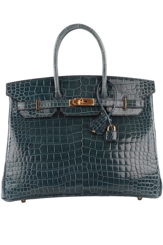 Hermès blue birkin 35cm - hermès,