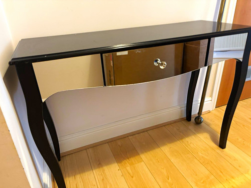Black wood rectangular - black,