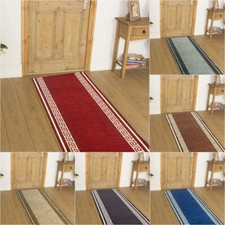 Non Slip Hall Runner Rug Long