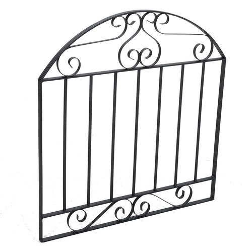 Wrought iron single gate - iron,