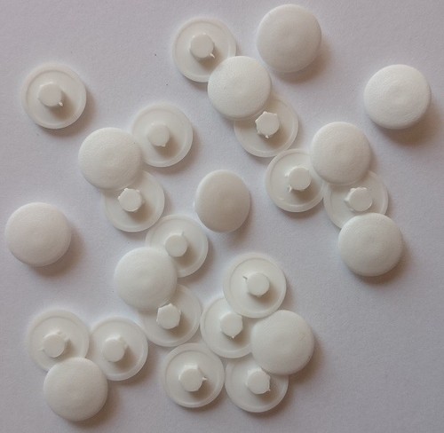 White confirmat screw - confirmat, hex