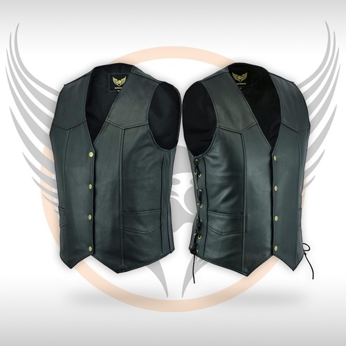 Men classic black - black, biker