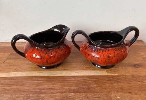 Vintage red lava - vintage, glaze