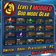 Borderlands 3 | LEVEL 1 MODDED GEAR ⭐️ GodMode Items(Switch | PC | Xbox | PS4/5)