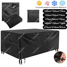 Waterproof Garden Patio Furniture Cover Set Heavy Duty Rattan Cube Cover Outdoor