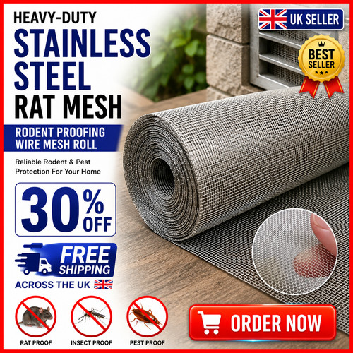 Stainless steel rat mesh - 1-6m,