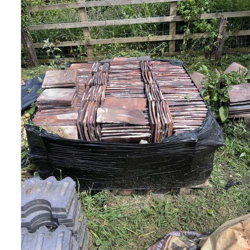 Reclaimed clay roof - reclaimed, tiles