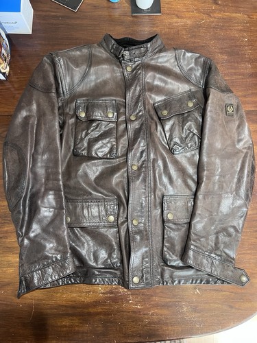 Belstaff brown leather panther - belstaff,