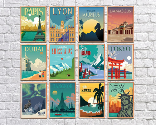 Travel metal signs - signs, man