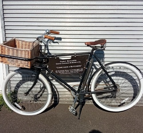 Vintage butchers bike - butchers, with