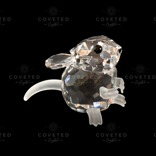 Swarovski crystal field mouse - crystal,