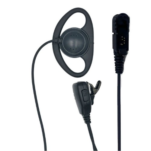 Shaped earpiece with inline - earpiece,