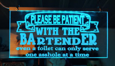 man cave Bar Open LED Sign -  funny pub garden bar light up led beer neon