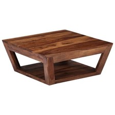 Solid Sheesham Rosewood Designer Low Lounge Coffee Drinks Table vidaXL