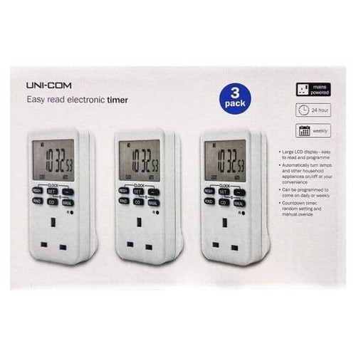 Uni com remote control - control, sockets