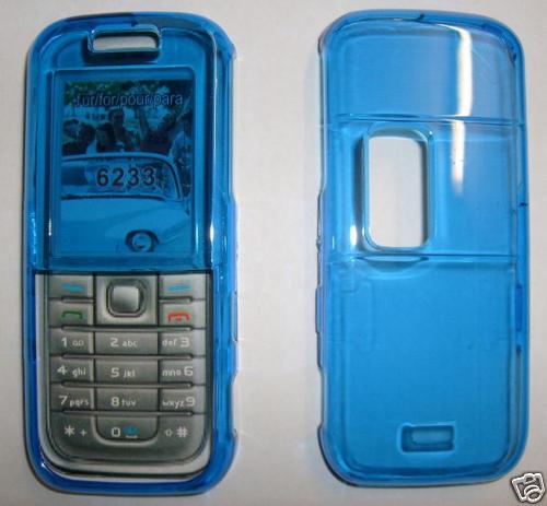 Clear blue nokia 6233 - blue,