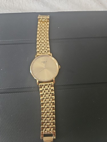 Tissot watch gold plated - tissot,