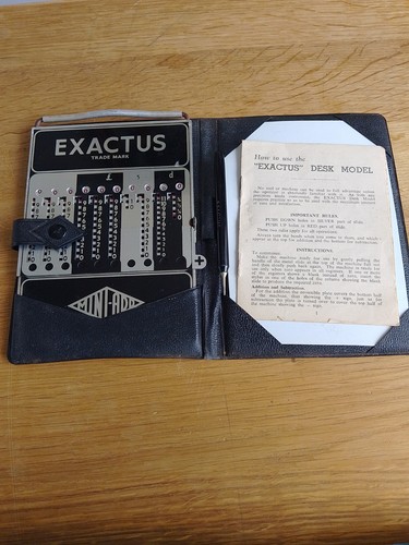 Vintage exactus mini add - exactus, mini-add