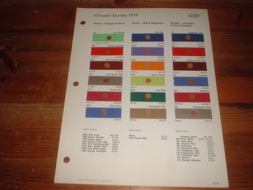 1976 genuine paint - 1976,
