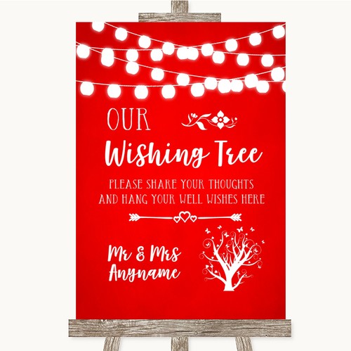 Red watercolour lights wishing - lights,