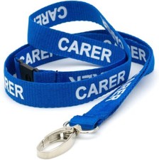 Pre-Printed Carer Lanyard