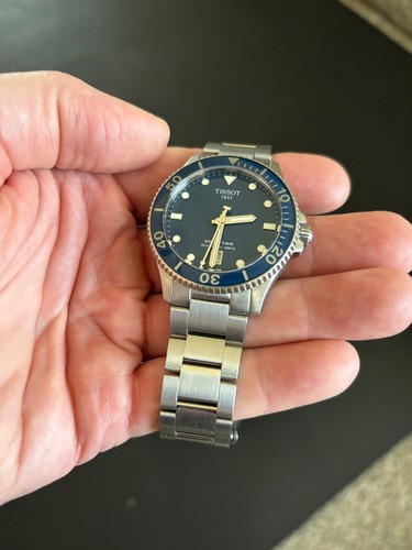 Tissot seastar 1000 40mm blue - seastar,
