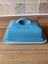 Le Creuset Blue Butter Dish