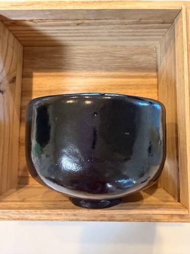 Japanese black glaze matcha - japanese,