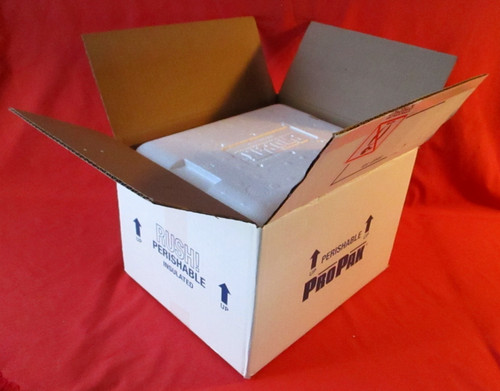 Insulated styrofoam cooler - cooler, w/