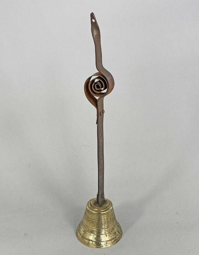 Antique brass bell spring - antique, on