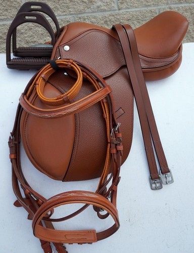 Tan wide pony - tan,