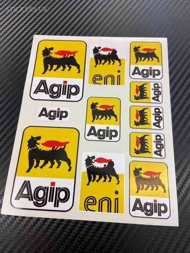 Agip sticker stickers - stickers, aprilia