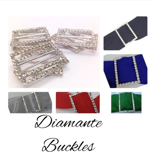 Rhinestone diamante buckles - rhinestone/diamante,