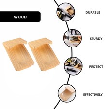 2pcs Shucking Clamps Wooden