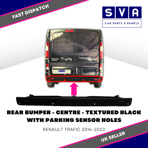Rear bumper centre - centre, renault