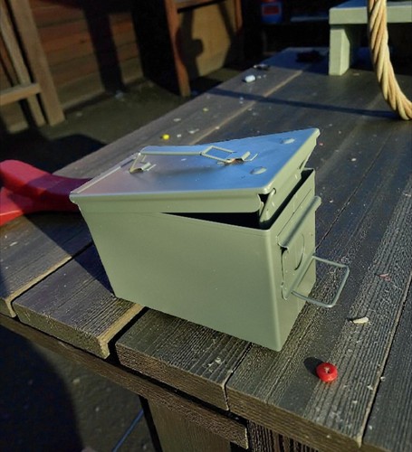 Metal ammo box - metal,