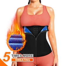 Women Sauna Sweat Belt Belly Band Waist Trainer Trimmer Workout Belt Body Shaper