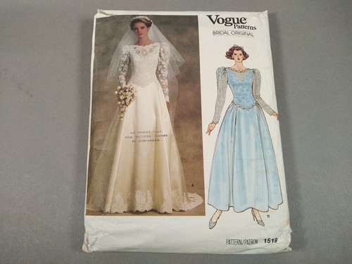 Vintage 80s vogue pattern - vintage,