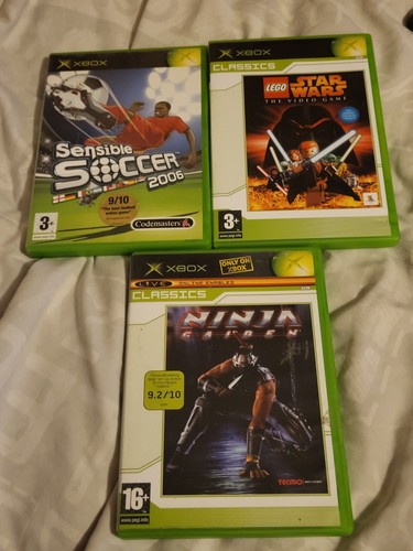 Three original xbox - original, game