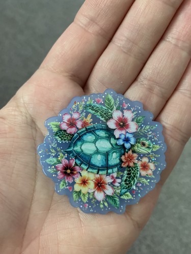 Beautiful flowers turtle - beautiful,