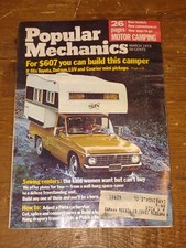 Popular Mechanics Magazine Book 1973 Honda CT-90  Toyota Datsun Luv Camper Ads