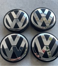 VW Volkswagen Car Wheel Centre Caps 56mm x4 Set - New Condition 