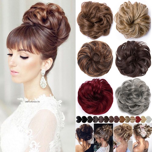 Natural curly bun - uk,
